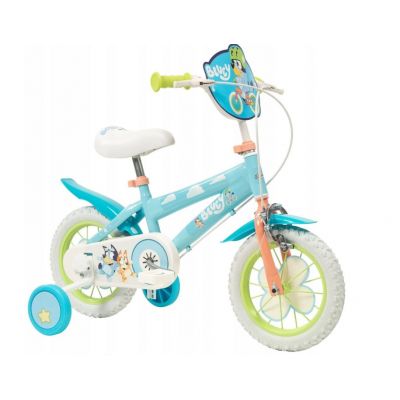 8. TOIMSA Bluey 12" Kinderfahrrad Blau und Limette