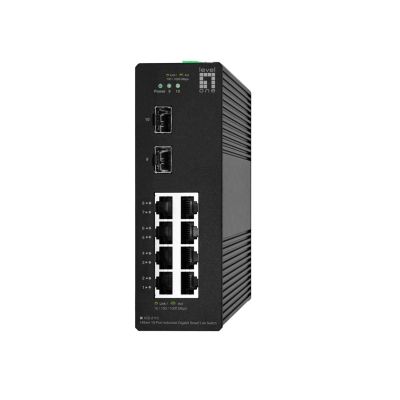 LevelOne IGS-2110 Managed L2 Gigabit Ethernet (10/100/1000) Netzwerk-Switch Schwarz