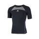 Rogelli CORE 2er-Pack Kurzarm-T-Shirts, schwarz, S/M