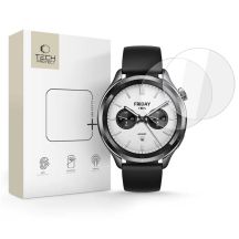 Tech-Protect Glass Fit+ 2er-Pack Panzerglas für Xiaomi Watch S4 - transparent