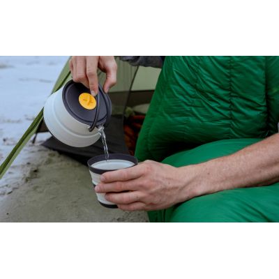 4. Ultraleichtes faltbares Set mit Wasserkocher SEA TO SUMMIT Frontier UL für 1 Person/3-teilig