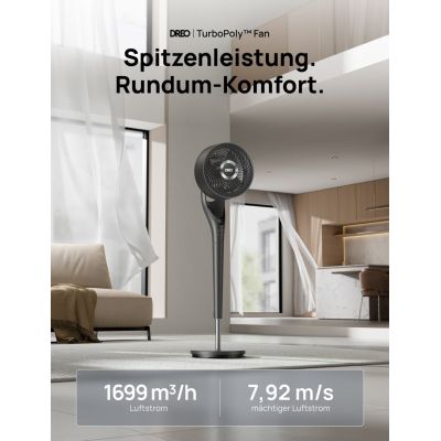 3. Dreo TurboPoly 154 Schwarz