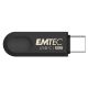 3. Emtec C280 USB-Stick 128 GB USB Typ-C 3.2 Gen 1 (3.1 Gen 1) Schwarz
