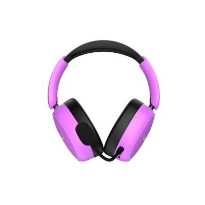 8. HATOR Phoenix 2 Kabelloses Gaming-Headset mit Kopfbügel, USB Typ-C / USB Typ-A, Bluetooth, Lila