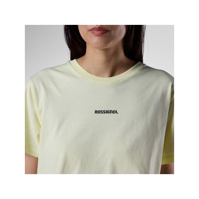 3. ROSSIGNOL Damen-T-Shirt mit Wasserfall-Grafik, Gelb