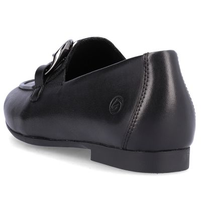 31. Bequeme Lederschuhe mit Kette Remonte W RKR645 schwarz