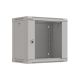 Wandmontierter Installationsschrank 19" 9U 540x350 graue Glastür LANBERG (FLAT PACK)