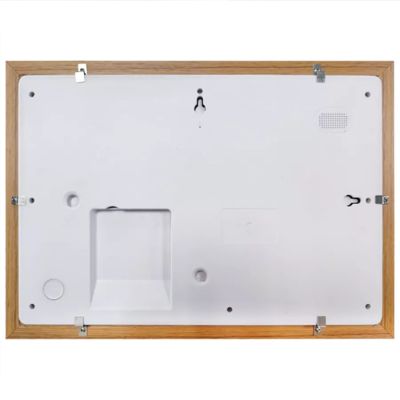 10. Denver-Fotorahmen mit FRAMEO 10,1" 16GB hellem Holz