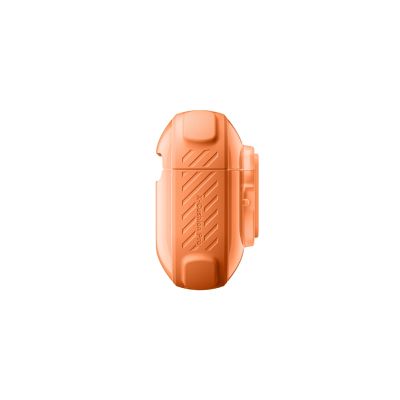 6. AmazingThing Titan Pro Mag Hülle, transparent, für AirPods Pro 3 – Orange
