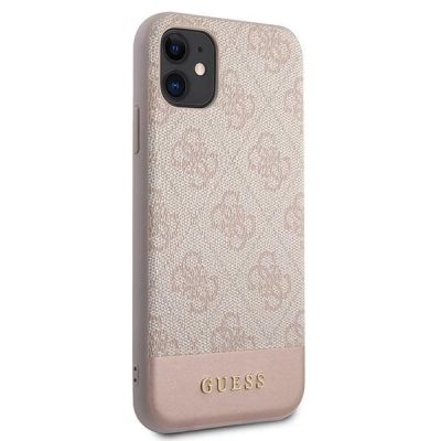 4. Guess 4G Stripe Collection Hülle für iPhone 11 / Xr 6.1" - Rosa