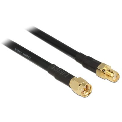 Delock CFD200 Antennenverlängerungskabel – 15 m – schwarz