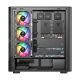 6. MODECOM VOLCANO AQ 300 ARGB MIDI SCHWARZES GEHÄUSE