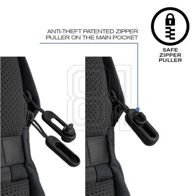 44. XD DESIGN ANTI-DIEBSTAHL-RUCKSACK BOBBY SOFT SCHWARZ P/N: P705.791