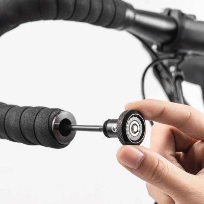 3. Rockbros YG-HILRO1 ROAD TO SKY Kabel-Fahrradschloss, versteckt im Lenker - schwarz
