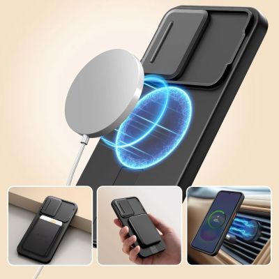4. Tech-Protect Kevlar Aura MagSafe Hülle für Samsung Galaxy A57 – Schwarz und Orange