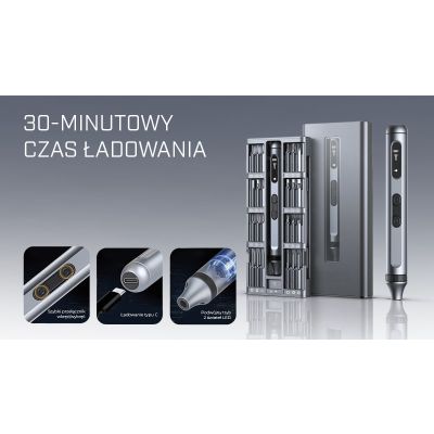 6. Extralink POWERLINK ELEKTRISCHER SCHRAUBENDREHER 50 IN 1 SET SCHRAUBENDREHER ELEKTRISCH 50 IN 1