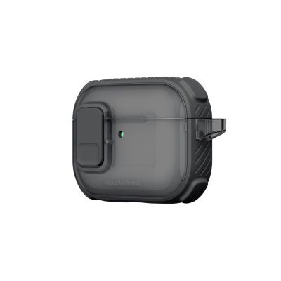 9. AmazingThing Titan Pro Mag Hülle, transparent, für AirPods Pro 3 - Schwarz