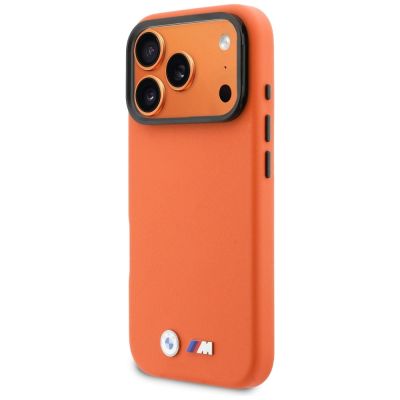 2. BMW M Metal Logo MagSafe Hülle für iPhone 17 Pro Max – Orange