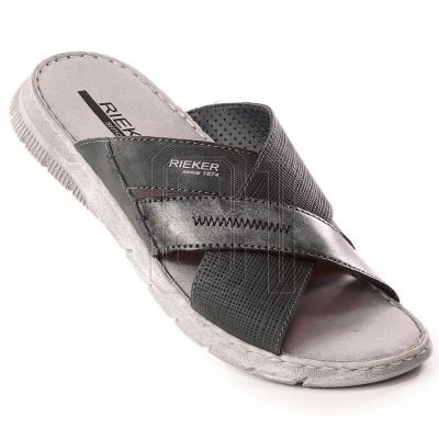 14. Rieker M RKR581 bequeme Flip-Flops, grau