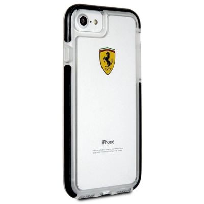 2. Ferrari Hardcase FEGLHCP7BK iPhone 7/8 SE 2020 / SE 2022 Stoßfest transparent schwarz