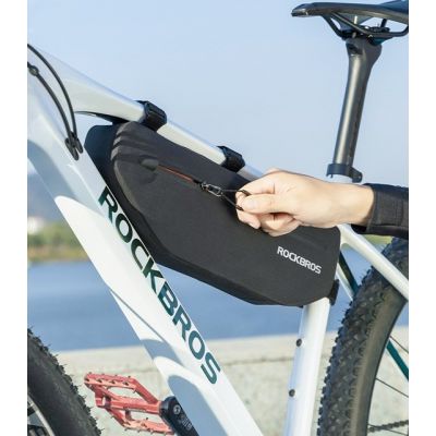 12. Rockbros AS-043 Velcro Fahrradtasche 3l - Schwarz