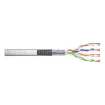 Digitus Cat.5e Litzenkabel, SF/UTP, AWG 26/7, PVC, 100 m, grau, Karton