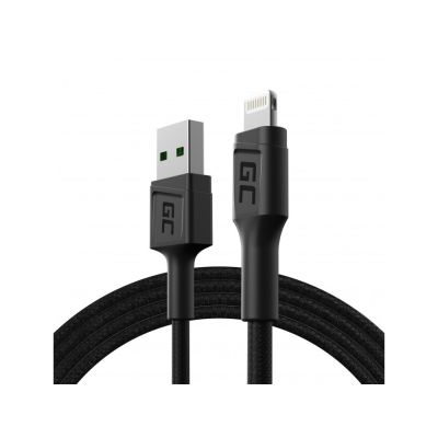 GREEN CELL KABGC21 GC POWERSTREAM USB-A - LIGHTNING-KABEL 120 CM, SCHNELLLADUNG