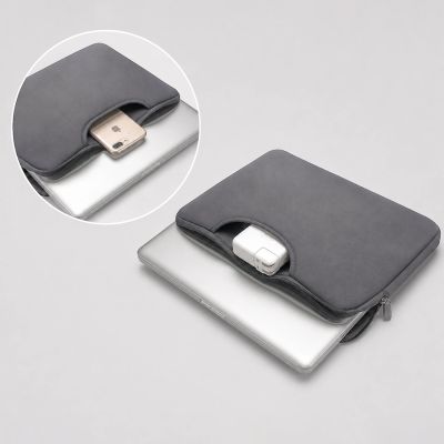 2. Wozinsky WNT-13G Laptoptasche (13-14 Zoll) mit ausziehbarem Neoprengriff – Grau