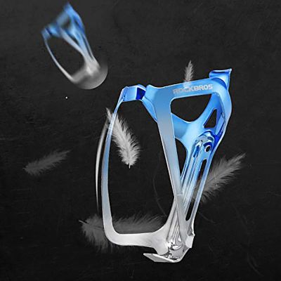 4. Rockbros RKL02 Flaschenhalter aus Aluminium – Blau und Silber