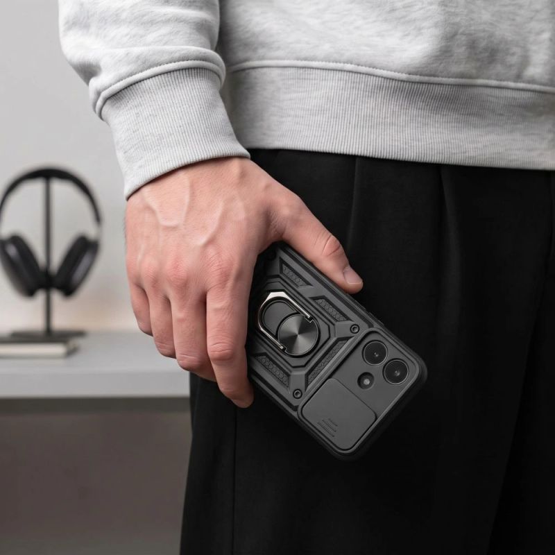 8. Tech-Protect CamShield Pro Hülle für Xiaomi Redmi Note 17 Pro 5G – Schwarz