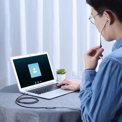 9. Ugreen Adapter Miniklinke 3,5 mm 0,5 m blau (AV118)