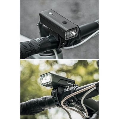 5. Rockbros 24510003001 Fahrrad-Frontlicht 260 lm + USB-C - USB-A Kabel - Schwarz