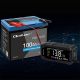 3. Qoltec LiFePO4 53714 Lithium-Eisenphosphat-Akku | 12,8 V | 100 Ah | 1280 Wh | Bluetooth | BMS
