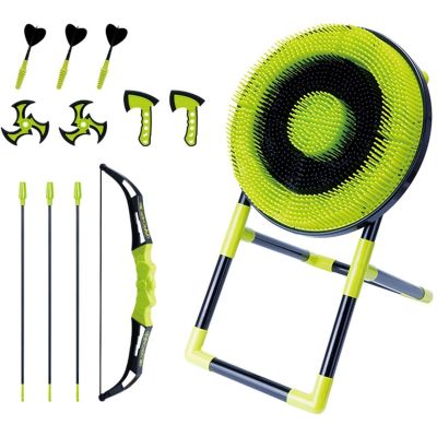 9. 4-in-1-Spielset: Dartpfeil, Bogen, Axt, Shuriken
