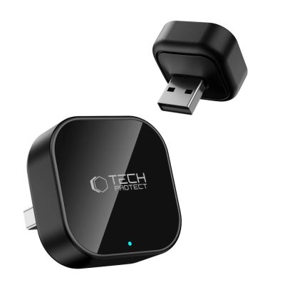 3. Tech-Protect Ultraboost CA01 USB Bluetooth 5.4 Apple CarPlay / Android Auto Adapter - Schwarz