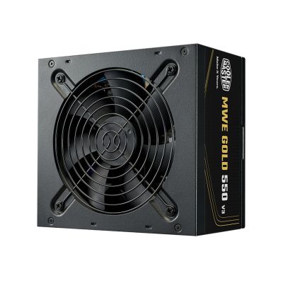 Cooler Master MWE Gold V3 ATX 3.1 Nicht-modulares Netzteilmodul 550W 24-Pin ATX Schwarz