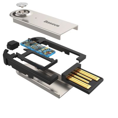 4. Baseus BA01 Bluetooth 5.0 Audioempfängerkabel AUX-Klinke Audioadapter schwarz (CABA01-01)