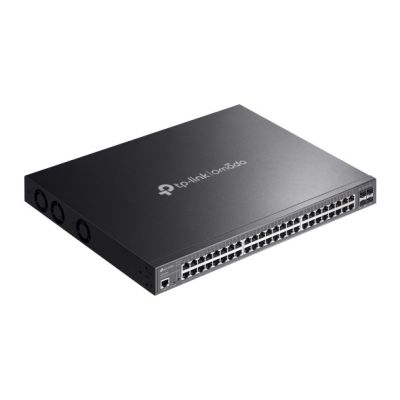 4. TP-Link Omada SG3452XMPP Netzwerk-Link Managed L2+ Gigabit Ethernet (10/100/1000) PoE-Unterstützung 1 HE Schwarz