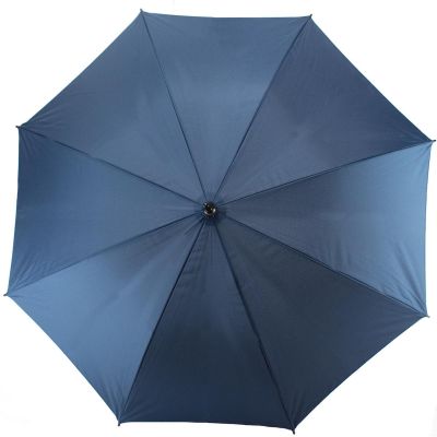 3. Langer halbautomatischer Regenschirm mit gebogenem Griff, marineblau, SEMI LINE