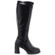 2. Damenstiefel mit Absatz, schwarz, Potocki SZ12861