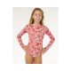 3. RIP CURL Sunshine UPF LS Surfanzug - Mädchen Rot