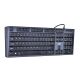 3. IBOX IKMS606 Tastatur- und Mausset (USB 2.0; (US); schwarz; optisch; 800 DPI)