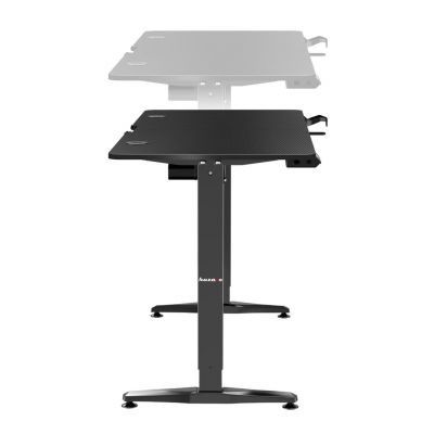 2. Huzaro Hero 8.5 Schwarzer Gaming-Schreibtisch