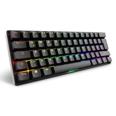 Sharkoon Gaming-Tastatur Skiller SGK50S4 Gen2 Schwarz und Gelb RGB