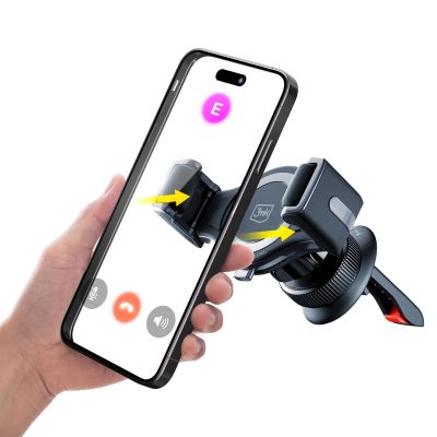 3. 3mk Memo Hug Autotelefonhalter für Lüftungsschlitze – Schwarz