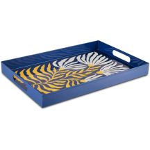 RITUALI DOMESTICI FLORIGRAFIA Blaues Tablett M