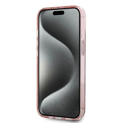 5. Karl Lagerfeld IML Choupette Head & Monogram Hülle für iPhone 14 / 15 / 13 – Rosa