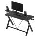 4. Huzaro Hero 1.9 Schwarzer Gaming-Schreibtisch