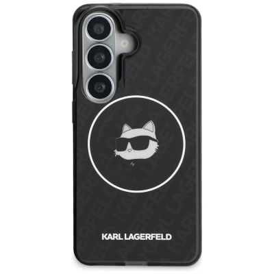 3. Karl Lagerfeld IML Repeated Choupette MagSafe Hülle für Samsung Galaxy S26 - Schwarz