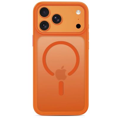 4. Tech-Protect Magmat Magsafe CC Hülle für iPhone 18 Pro Max / 17 Pro Max – Mattorange